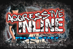 Aggressive Inline screenshot 3 for GameBoy Advance